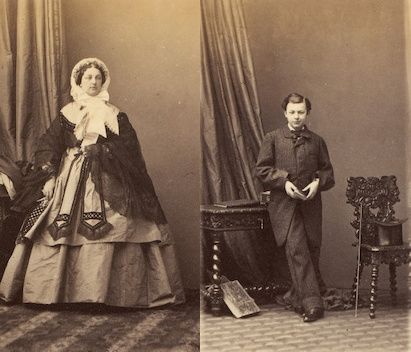 Emlia and Nicolas Potocki by Disderi 1858