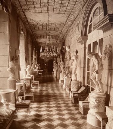 Marble gallery Lancut, 1930s